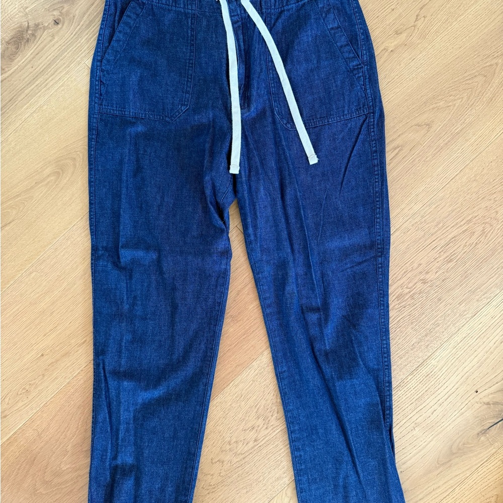 J. Crew Indigo Denim Pull On Pants